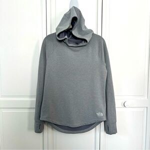 The North Face Women’s Flashdry Hooded Pullover Light Grey Baselayer Size Small